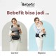 Bebefit Smart Baby Carrier Foldable Hip Seat - Dark Grey / Dark Navy